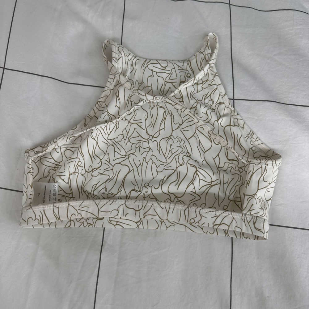 Silhouette High Neck Bra - Sugar